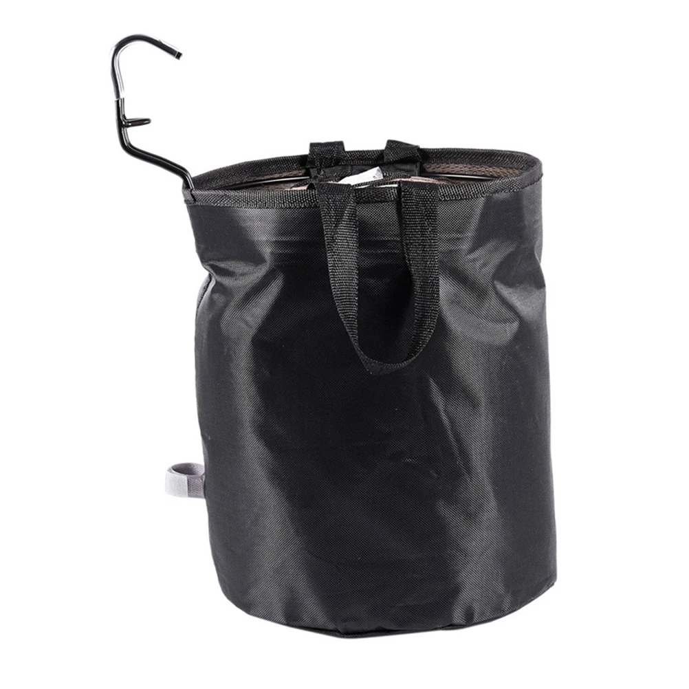 

Front Basket Foldable Bike Handlebar Bag for Cycling Detachable Hanging Portable