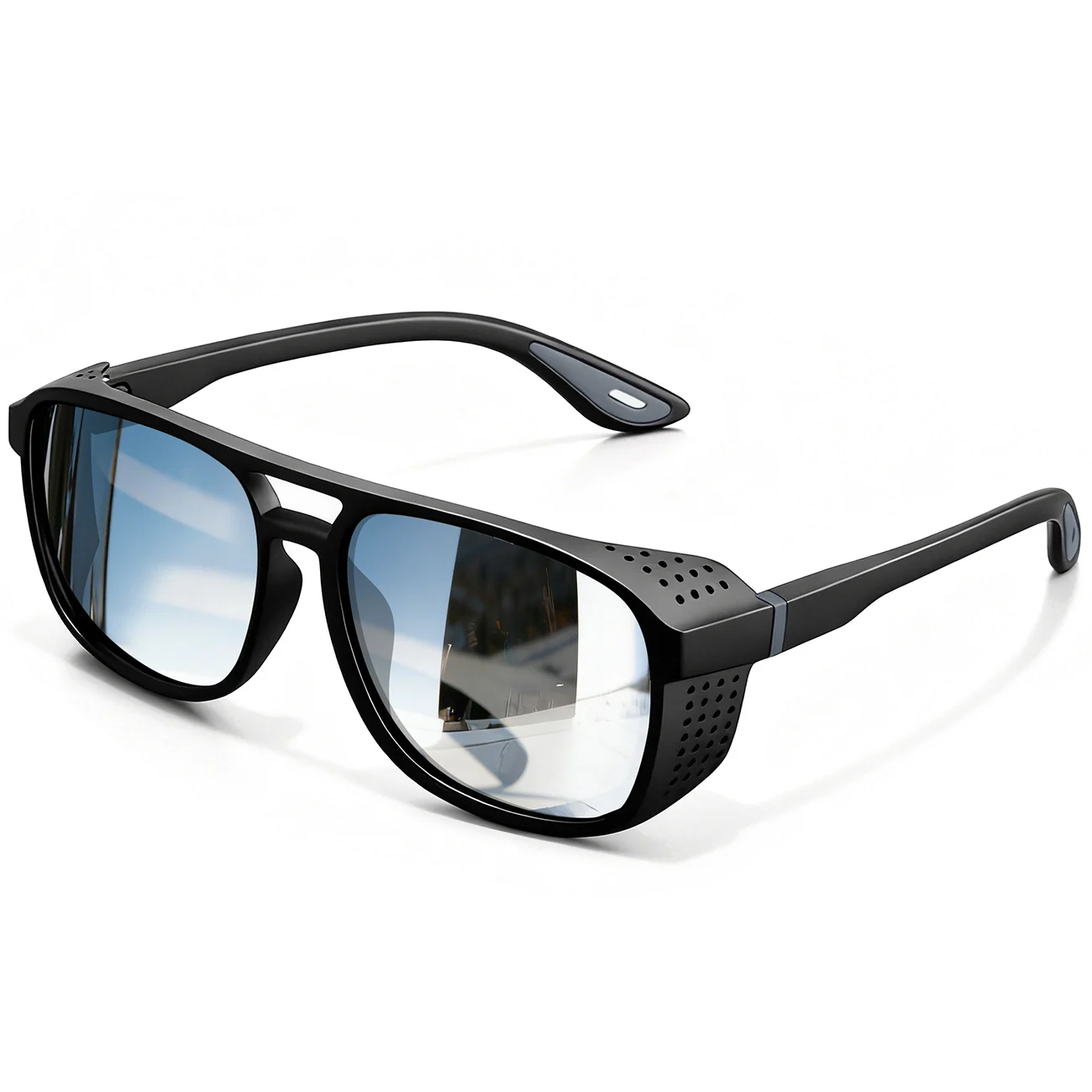 Polarisierte Sport-Sonnenbrille UV400 Fahrbrille Laufbrille für Männer und Frauen Professionelle Winddichte Outdoor UV400 Schutzbrille – Detail 6