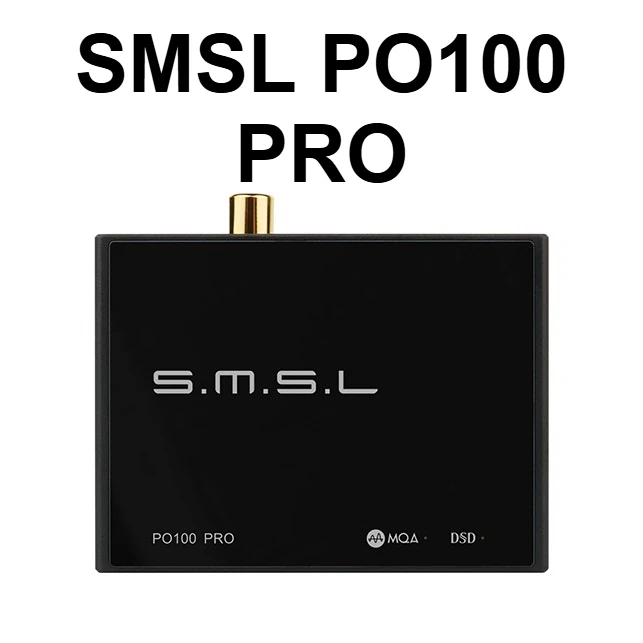 SMSL PO100 PRO USB Digital Interface MQA Decoding XOMS XU316 DSD64 Optical Coaxial DSD512 I2S Output 32bit 768Khz for PS5 Switch