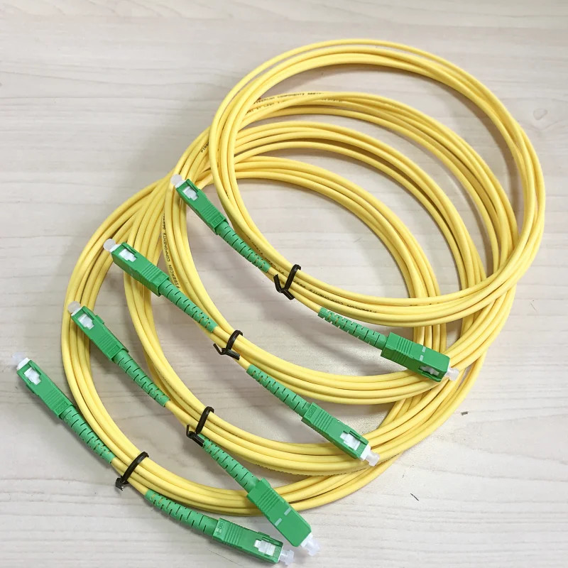 3M Fiber Optical Patch Cord SC/APC-SC/APC SM SC/UPC-SC/UPC 3mm LZSH Fiber Optic Jumper Cable Single Mode Extension Patch Cord