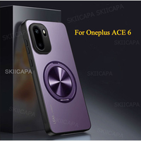 AG Frosted Magnetic Ring Stand Holder Case for Oneplus ACE 6 Matte Bumper Camera Protective Shockproof Cover for One Plus ACE6