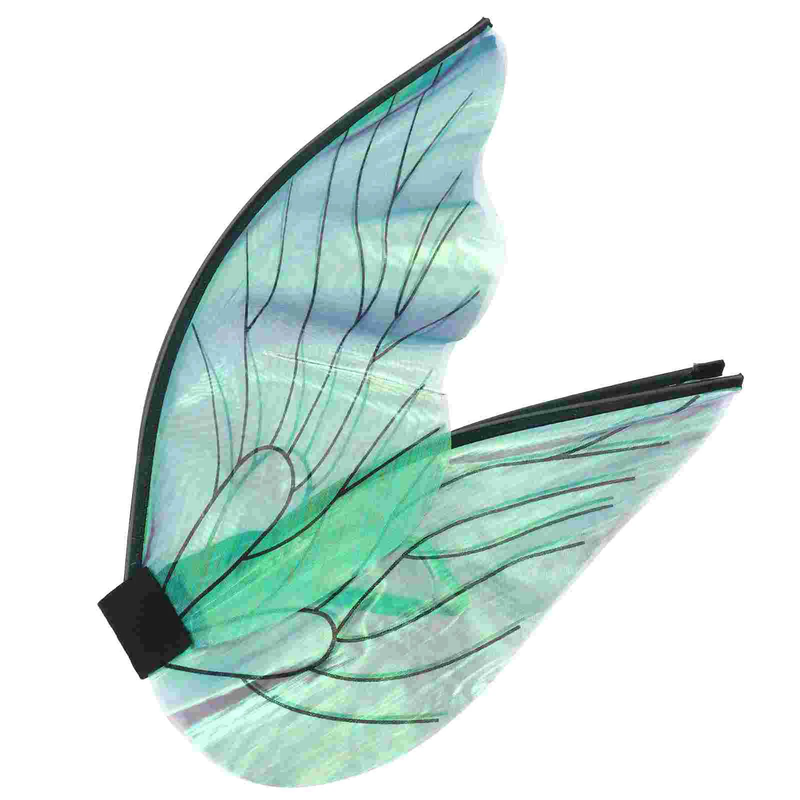 

Large Fairy Wings Costume Dragonfly Decor Decorative Cicada for Kids Black Cosplay