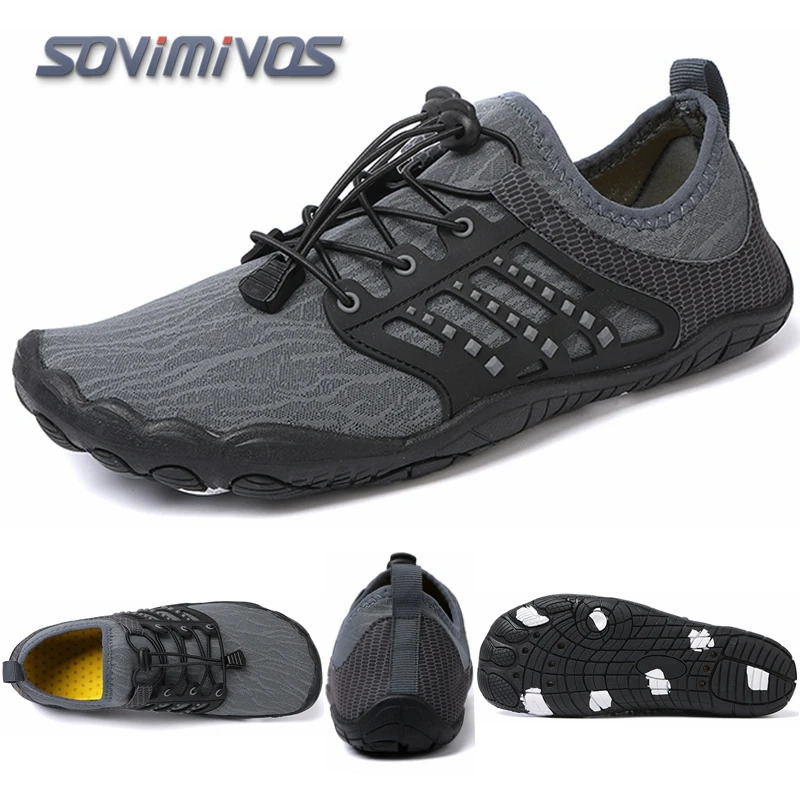 Aqua Shoes Unisex For Women Men Barefoot Water Shoes Anti-Slip Quick-Drying Outdoor Beach Upstream Wading Swimming Shoe Sneakers
