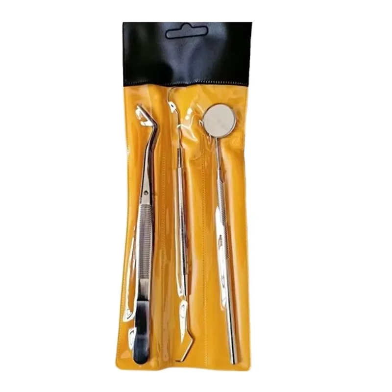 

Dentist Examination Set Manual Teeth Whitening Mirror Scaler Tweezers Reusable Dental Surgical Instruments Kit