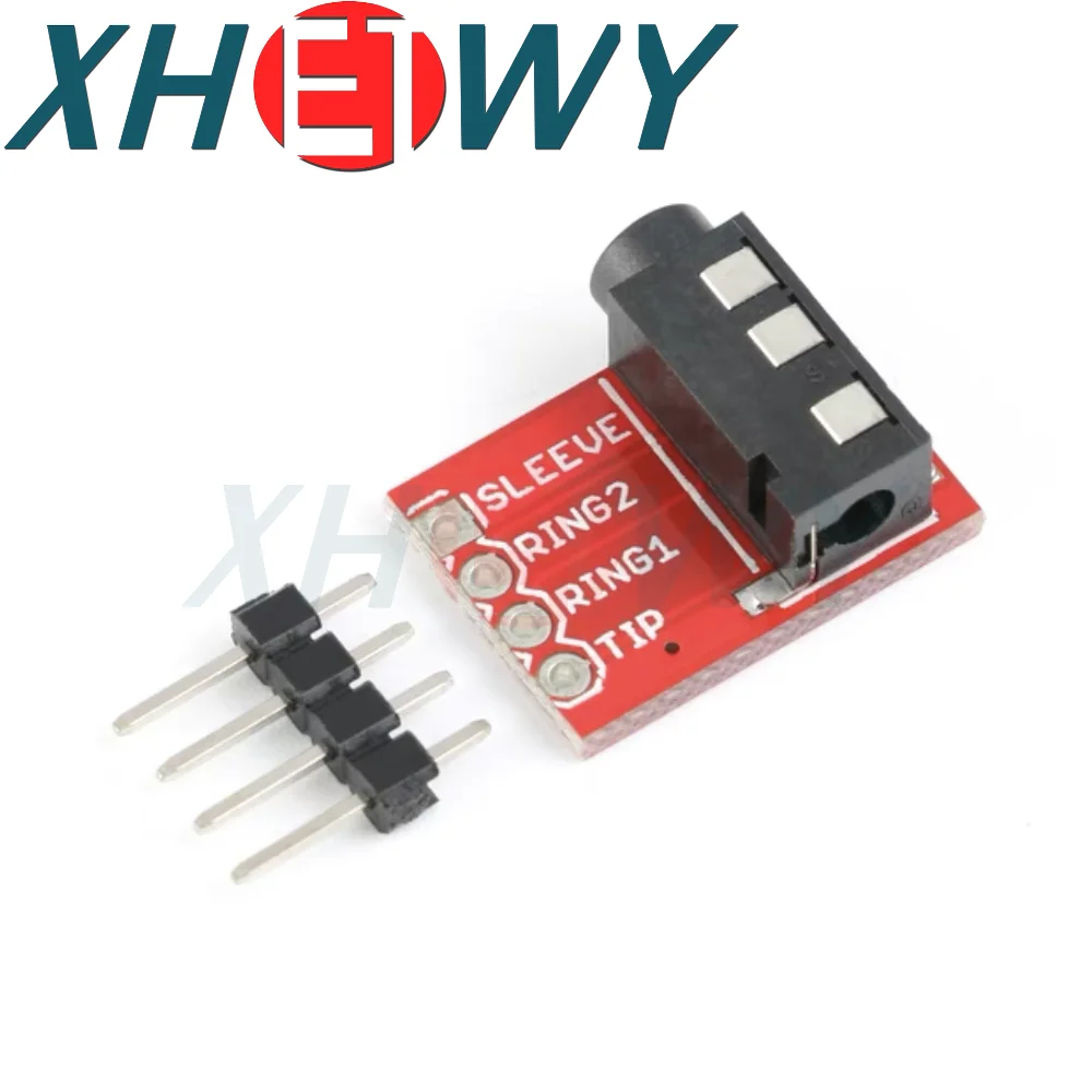 10PCS TRRS 3.5mm Audio Seat MP3 Stereo Headphone Video Microphone Interface Module Breakout Board Expansion Connector 3.5mm Jack