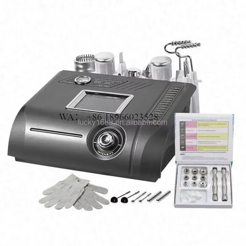 WMWMNU 7 in 1 Multifunction Ultrasonic Bio-Collagen Microdermabrasion Face Cleaning Tightening Facial Beauty Device
