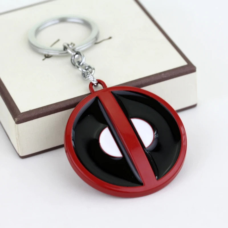 Marvel X-men Deadpool Keychain سبيكة عشاق الرجال المجوهرات تأثيري حقيبة الظهر مفتاح قلادة #3
