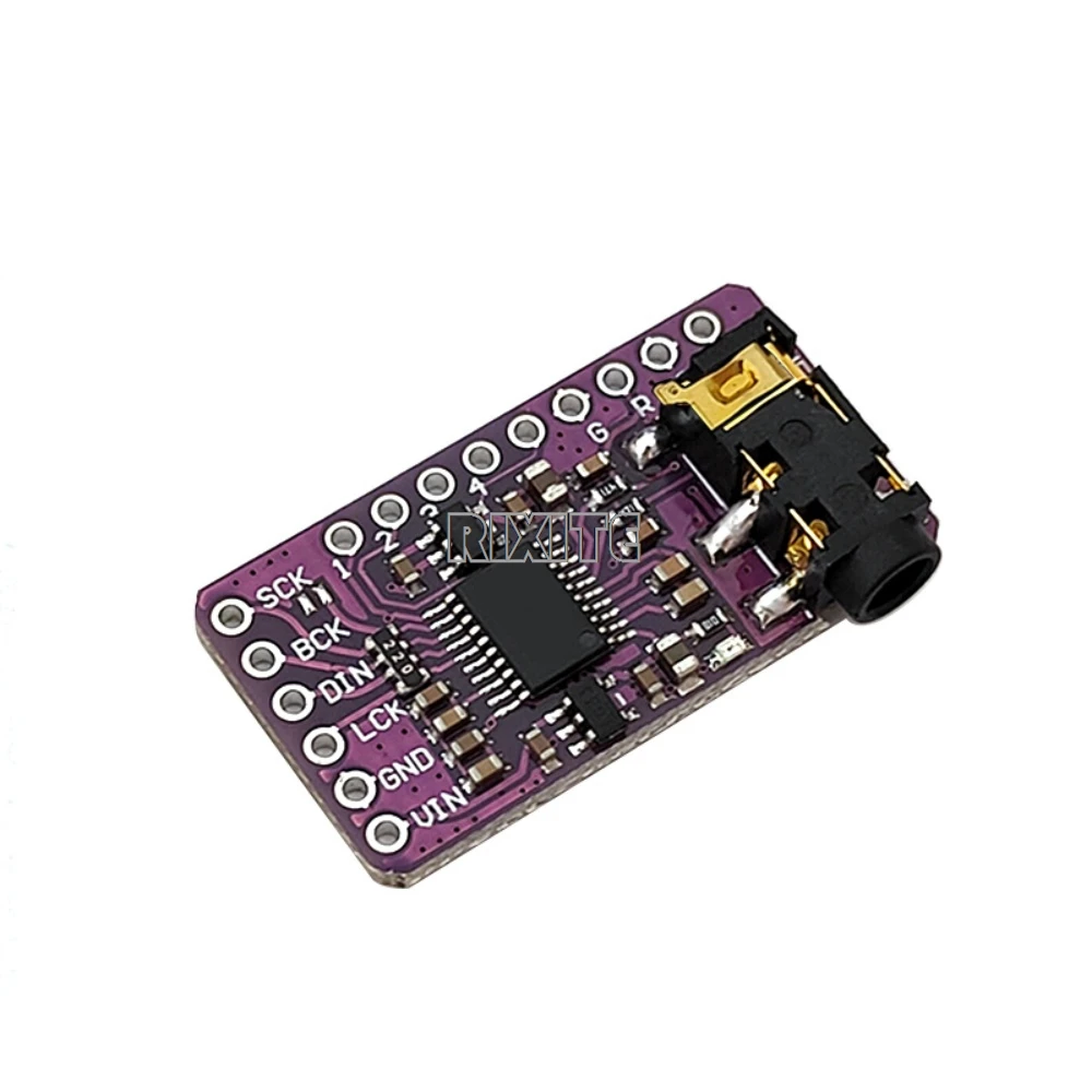 1-5PCS PCM5102A DAC 디코더 GY-PCM5102 인터페이스 I2S 플레이어 모듈 Raspberry Pi PHAT 형식 보드 디지털 오디오 보드