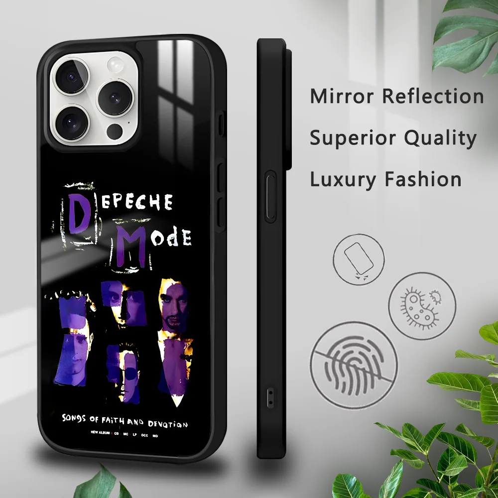 Classic D-Depeches M-Modes Phone Case For iPhone 16 15 14 13 12 11 Pro Xs Max Mini Plus Celulares Hard Funda