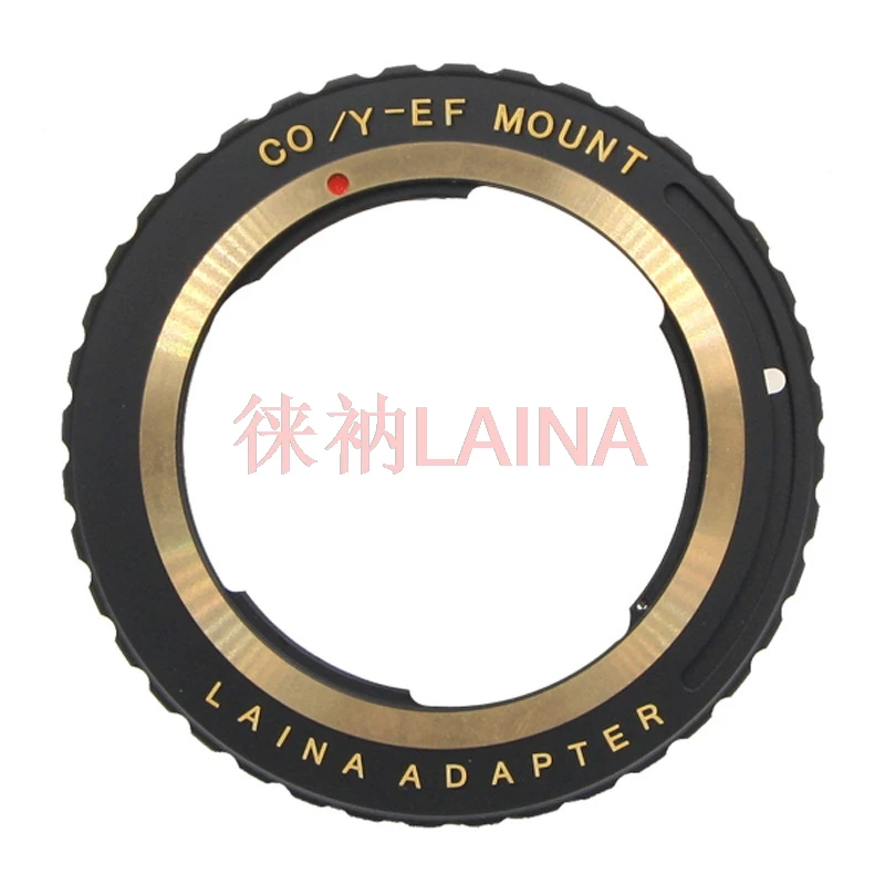 LAINA CY-EOS Electronic Lens Adapter 11.2 Chip For Contax Yashica CY YC Zeiss Lens To Canon EOS EF EF-S Camera 5D 6D 7D 90D 80D