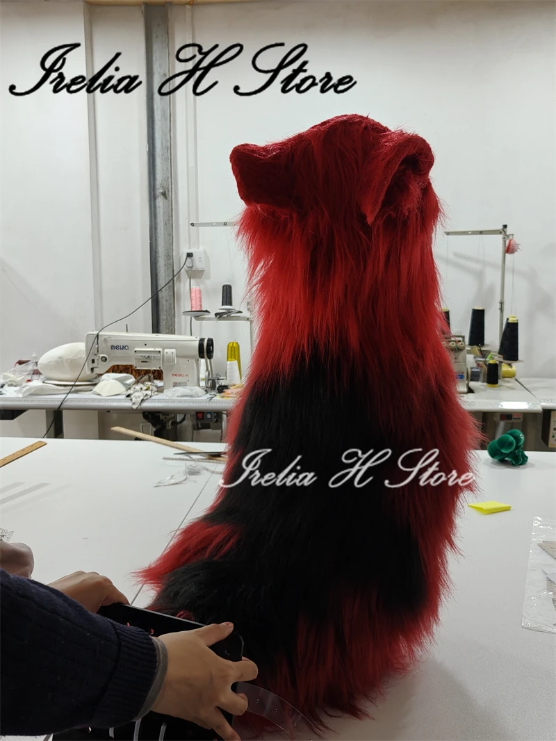 Irelia H Store Inmortal Ahri LOL Inmortal ahri tails nine tails with fox\'s heads Cosplay props huge tails
