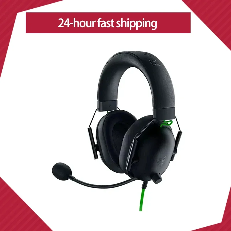 

Razer BlackShark V2 X Wired Esports Headset Advanced Passive Noise Cancellation, 7.1 Surround Sound, Hyperclear Cardioid Mic