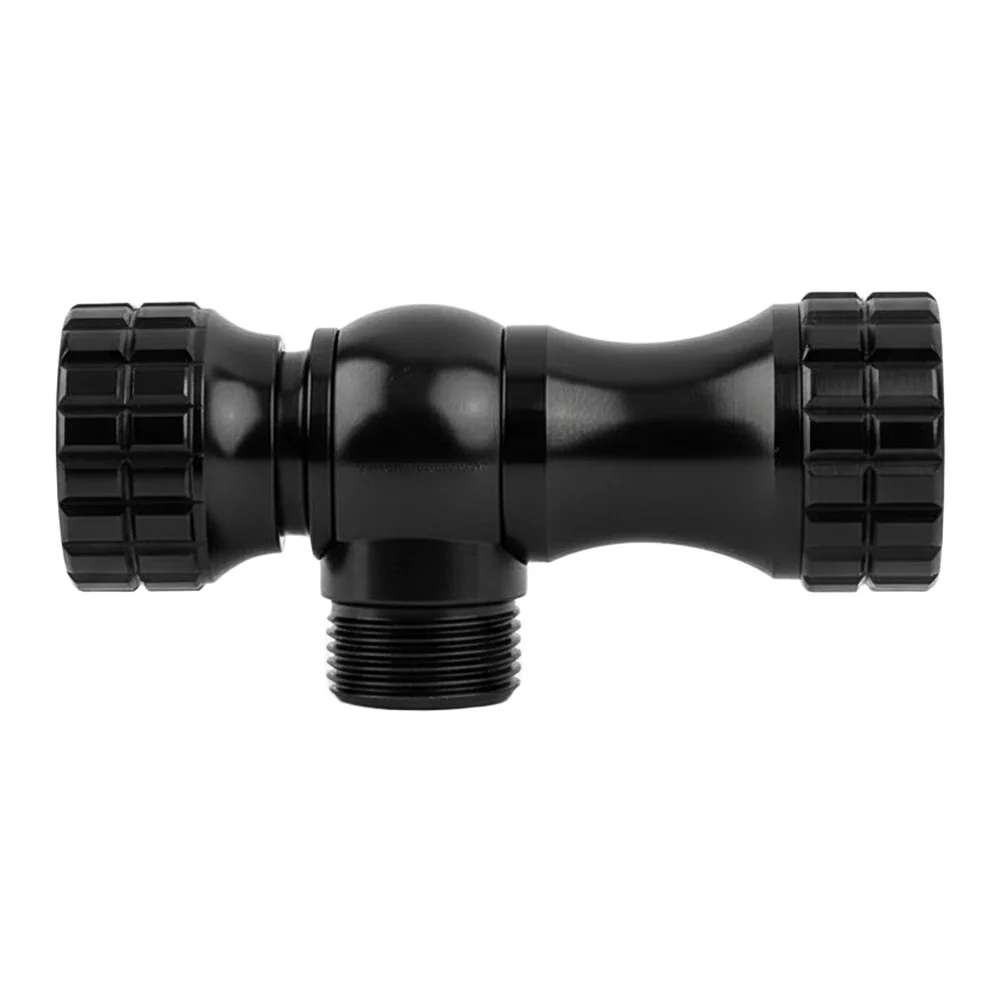 

Bicycle Pump Quick Inflator Valve Aluminum Alloy Head Compatible with M and F Valves Lightweight Portable for Cycling