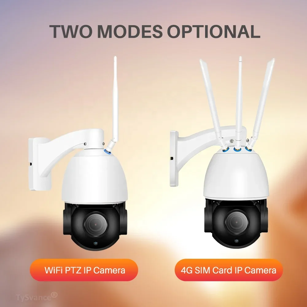 4G PTZ-камера 2MP 30-кратный зум 3G 4G SIM-карта Wi-Fi Домашняя безопасность 4g Камера видеонаблюдения для наружного наблюдения Wi-Fi Камера 5MP