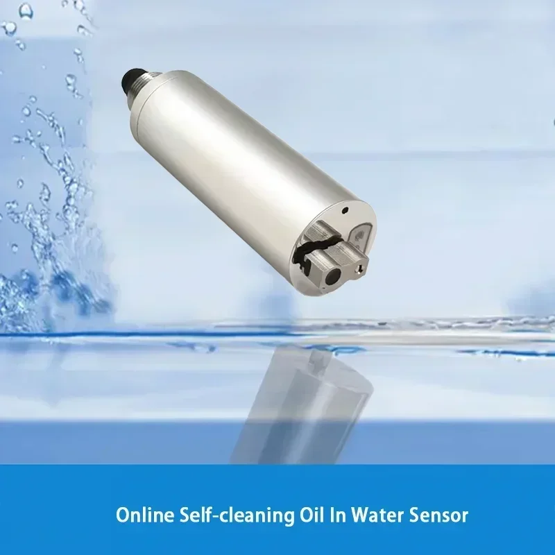 UV FLUORESCENCE METHOD OIL IN WATER TEMPERATURE SENSOR WITH AUTOMATIC CLEANING BRUSH CAN DETECT OIL PALM OIL