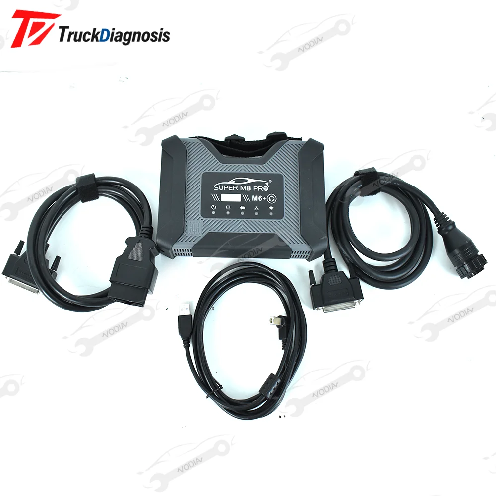 Super MB Pro M6+ Wireless Star Car Diagnosis Tool Full Configuration Fit For BEZN MB Trucks 12V Car,24v Diesel Truck,Bus,Etc