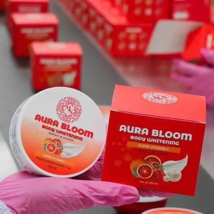 ARABLOOM Deep Hydrating & Brightening Body Cream 250ml, Rich Moisturizer from Thailand that Soothes