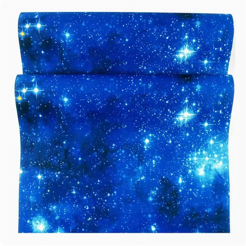 

Self adhesive wallpaper 3D starry sky ceiling universe bedroom background roof boys and children's room Decorative painting обои