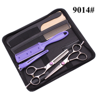 5 inch Hair Cutting Scissors Japan Stainless Silver Hairdressing Cutting Shears Barber Haircut Scissors Thinning Scissors C9014