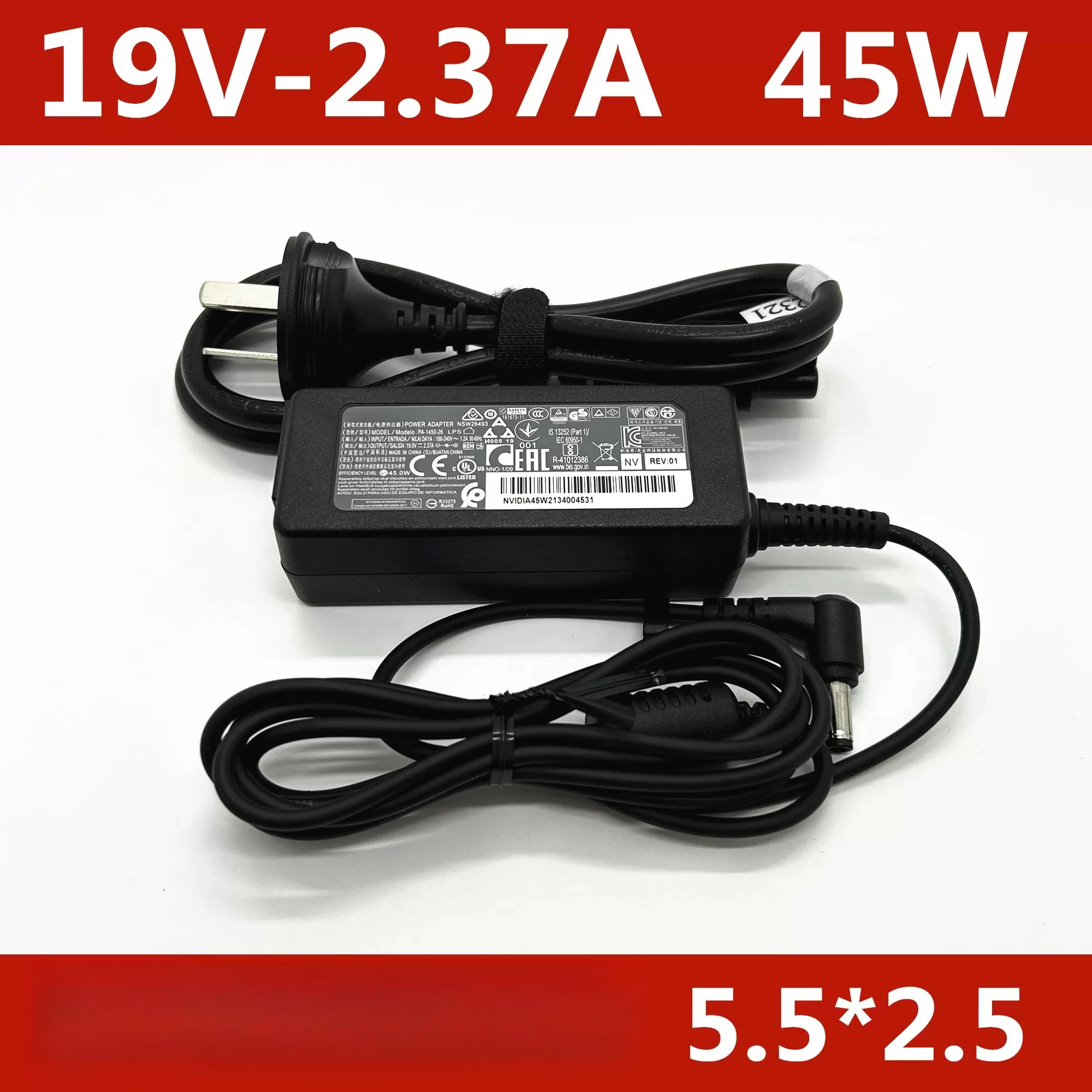 Original Liteonfor Lite-On 19V2.37APA-1450-26 45W Power Adapter Laptop Charger