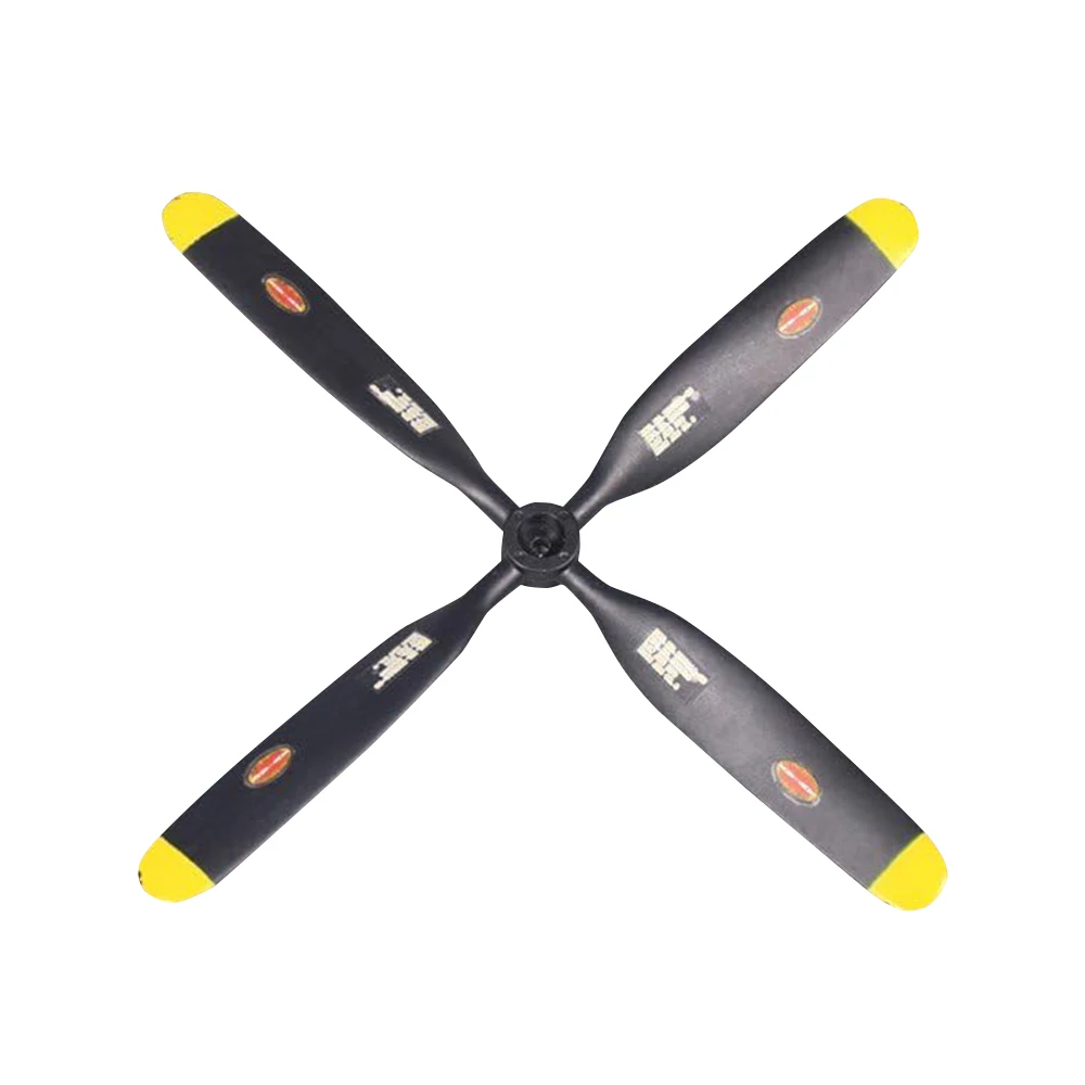 FMS 4-Blade Propeller Spare Part for 800mm Wingspan P51 V2 / F4U V2 / P47 V2/ A1 V2 RC Airplane - 1 Piece