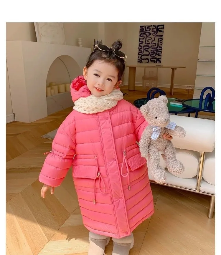 winter coat Children's jacket for baby boys girls clothes Warm kids clothes Casual White Duck Down 3-16Y