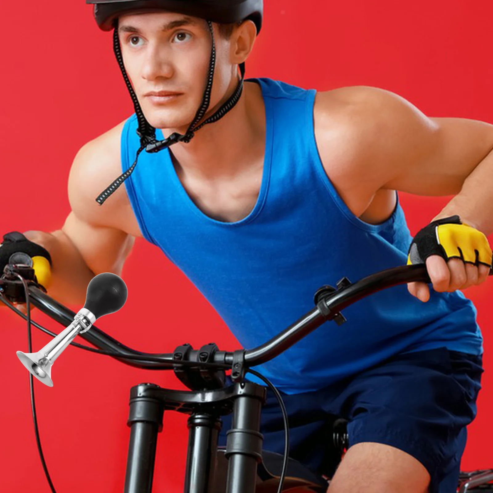 

Bicycle Horn Metal Bugle 5 Inch Loud Clear Sound Safety Alert For Mountain Bike Cycling Accessories Bike Noise Maker