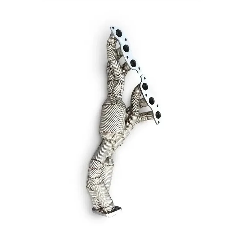 Cuski Flow Optimized Racing Exhaust Manifold Lexus GS300 2JZ 3.0 2006-2012 1.5mm Thick Stainless Steel Heat Shield Retail