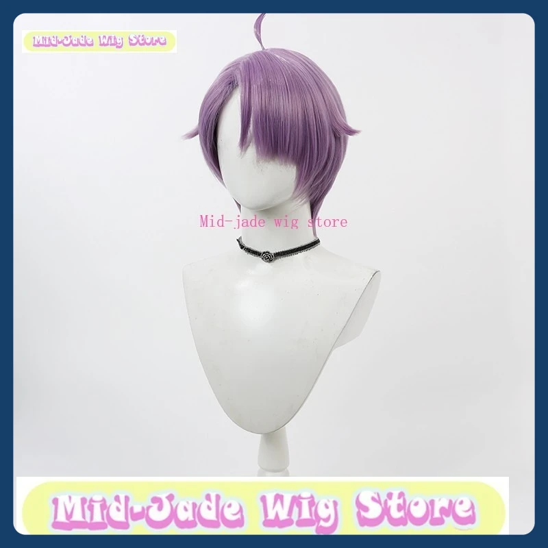 Mid-jade Wig Store No Girls In The Mix 후지 코스프레 가발 애니메이션 게임 역할 놀이 합성 머리 할로윈 파티