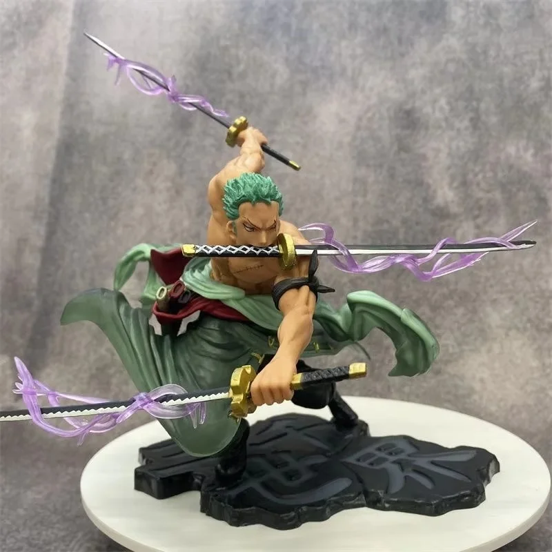 

In Stock One Piece Figure Toys Anime Gk Roronoa Zoro Three-Blade Sa-Maximum Pvc Action Collection Figurine Model Dolls Gifts