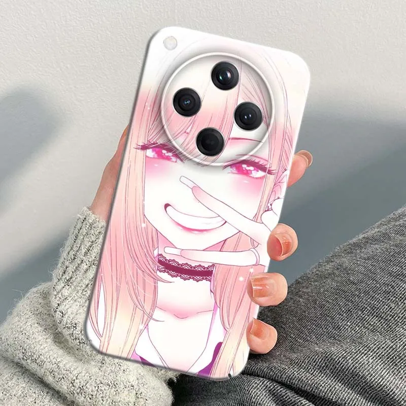 Cute Kitagawa Marin For OPPO Find Reno 15 14 13 12 11 11F X9 X8S X8 X5 A97 A58 A6 Pro Ultra Max Hard Phone Case Cover