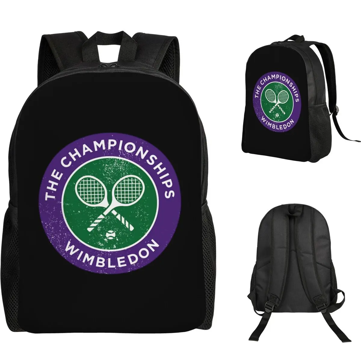 

Рюкзак с принтом логотипа теннисных чемпионатов, школьная сумка для мальчиков и девочек, школьная сумка, сумки на плечо для компьютера