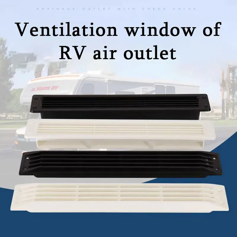 

Camper Ventilation Fan black / white air inlet and outlet exhaust fans and side air outlet of the motorhome trailer caravan