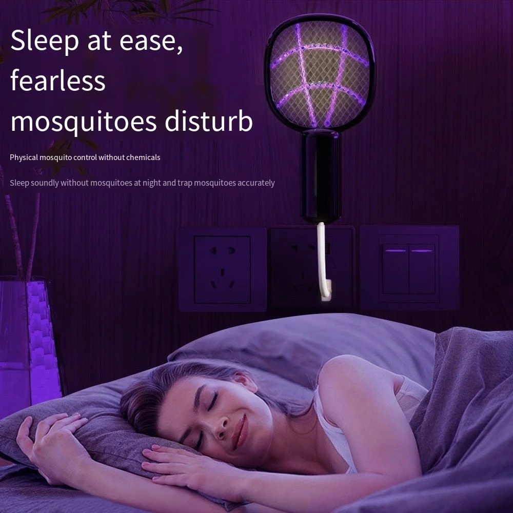 Duurzame USB Mug Swatter Trap Elektrische Schok UV Licht Insect Racket Mini Draagbare Fly Bug Zapper Camping