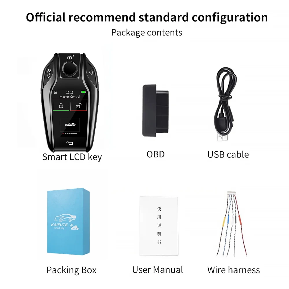 CF618 Universal Modified Remote Smart LCD Screen Key For Mercedes-Benz BMW Audi Porsche VW Jaguar Lexus Land Rover Peugeot Volvo