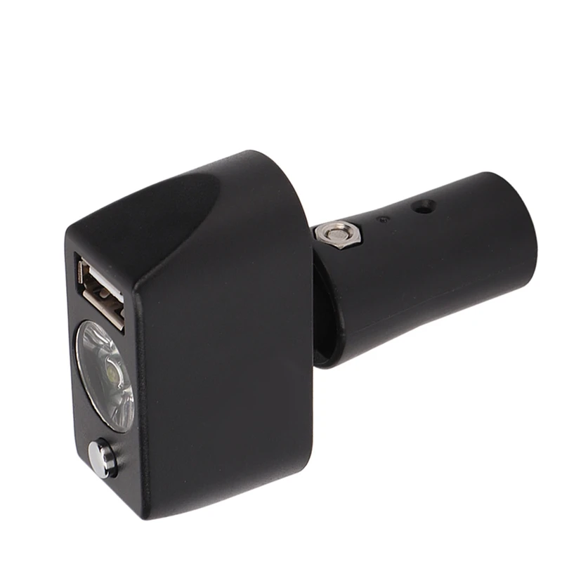 Electric Wheelchair Light 3 Pin XLR,USB Charging Adjustable Angle LED Power Wheelchair Lighting Controller For Night