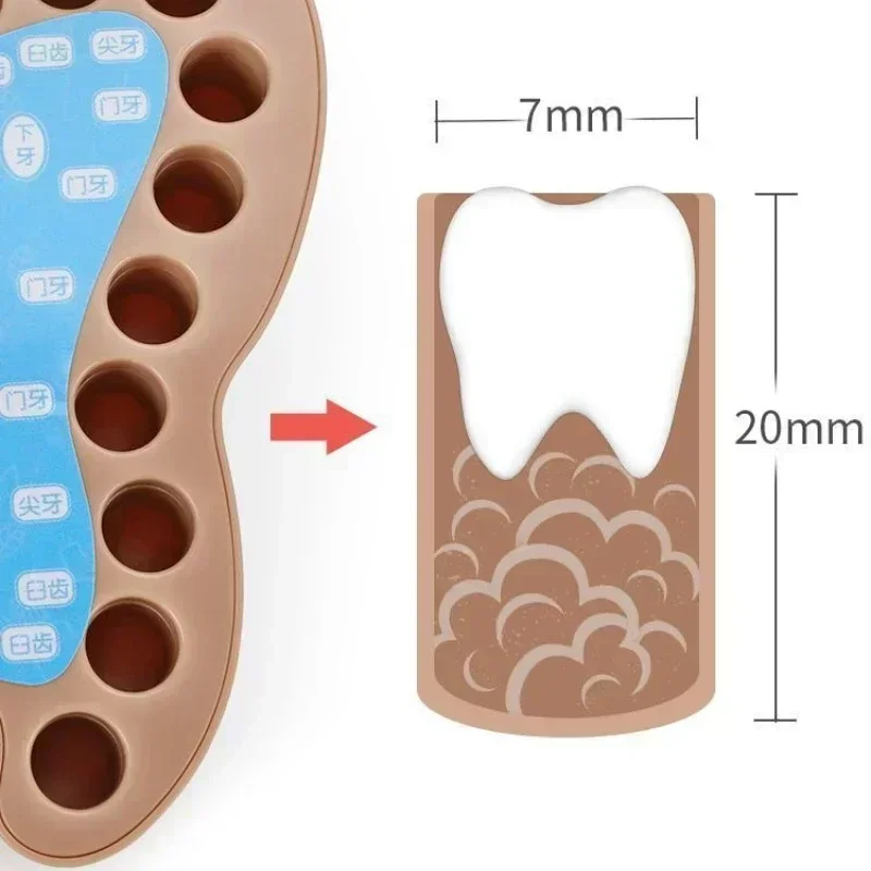 아기 치아 상자 정리함, 어린이 우유 치아 보관 수집, 배꼽 Lanugo 저장 케이스, 기념품 아기 액세서리, ABS 유품 상자