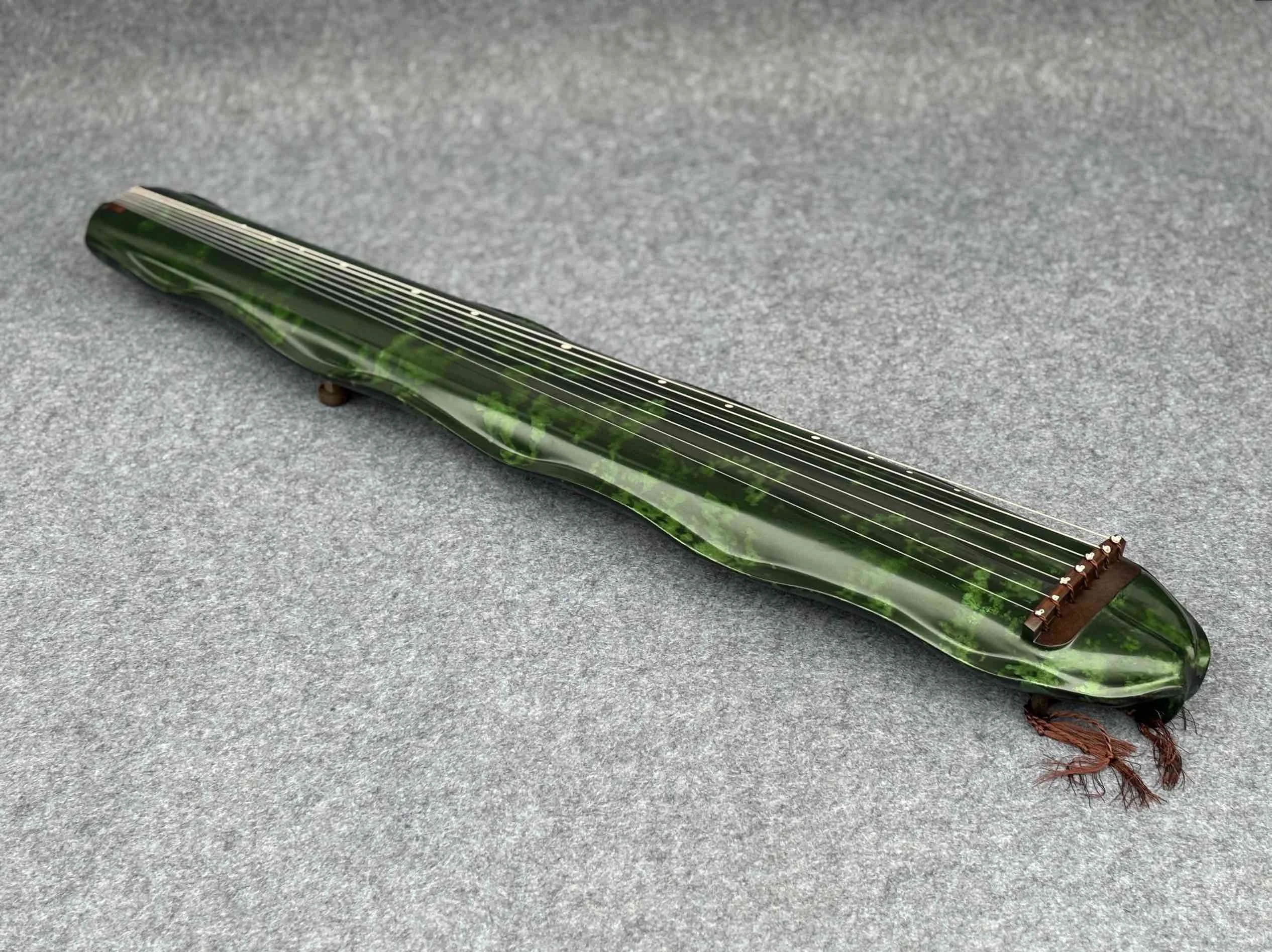 

Guqin Banana leaf style Old Tongmu raw lacquer Performance teaching Handmade Chinese string instruments