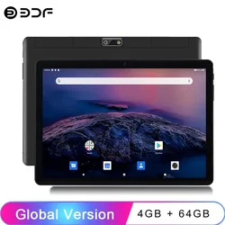 Nuova versione globale Tablet Pc da 10 pollici 4GB RAM 64GB ROM Octa Core Dual 3G telefonata WiFi Bluetooth Google Play Tablet Android