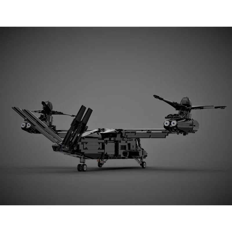 City MOC-61505Airborne Rotating Helicopter Combat Building Block Model, 1561parts, Adult Birthday Educational Christmas Toy Gift