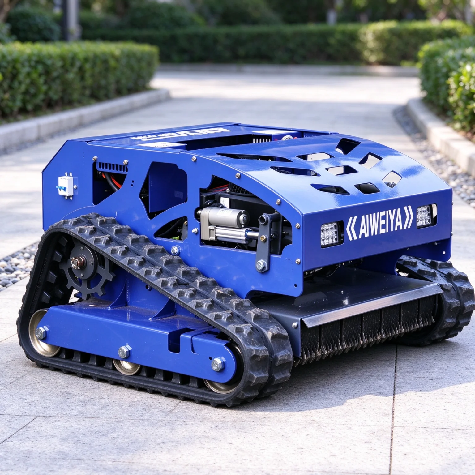 Customized Wireless Lawn Mower Cordless Rechargeable Grass Mower Electric Self Propelled Mower For Small Backyard Lawn