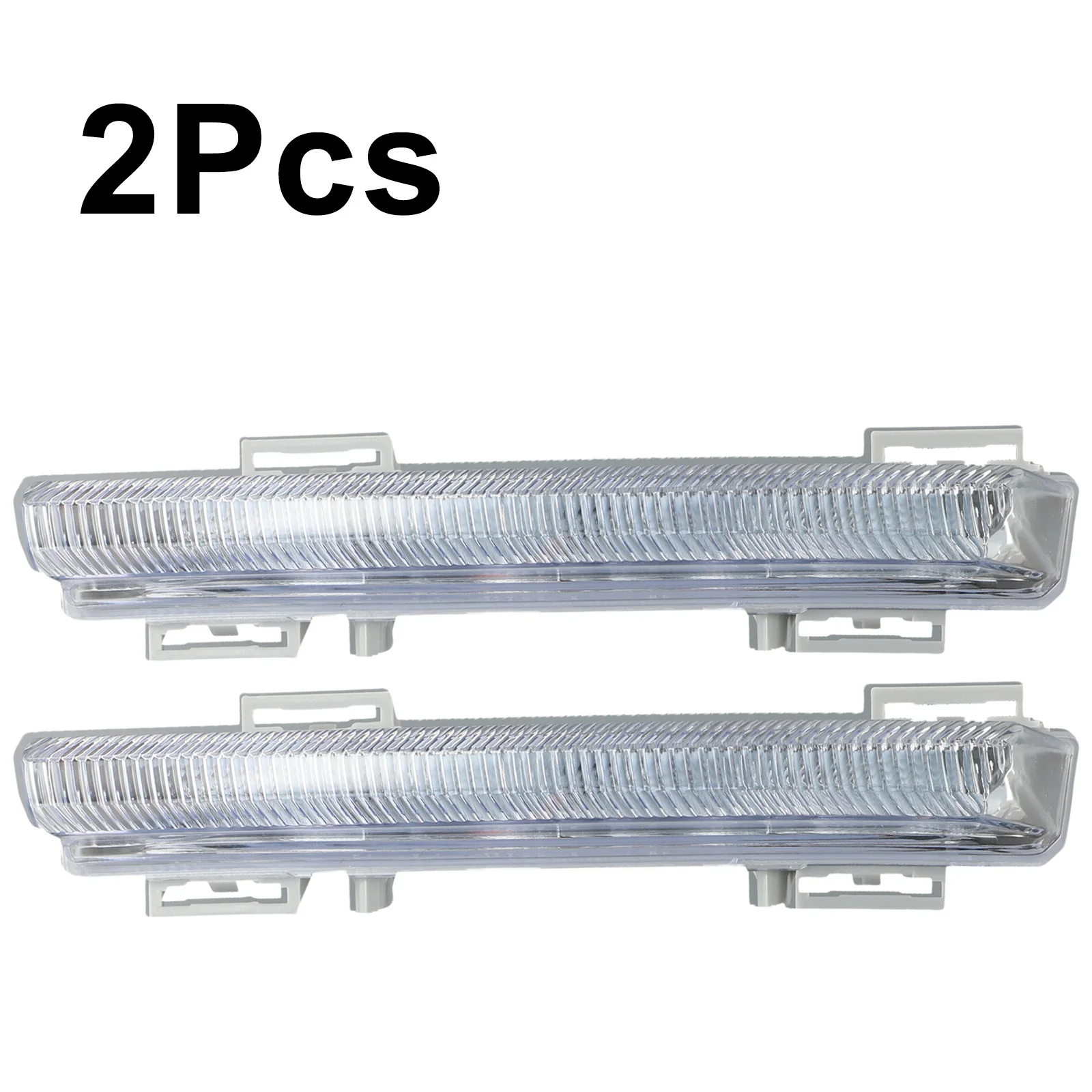 1 Pair LED Anti Fog Daytime Running Light Fog Bulbs For Benz C E SLK Calss A207 C204 C207 W204 W212 S204 S212 R172 2007-2015