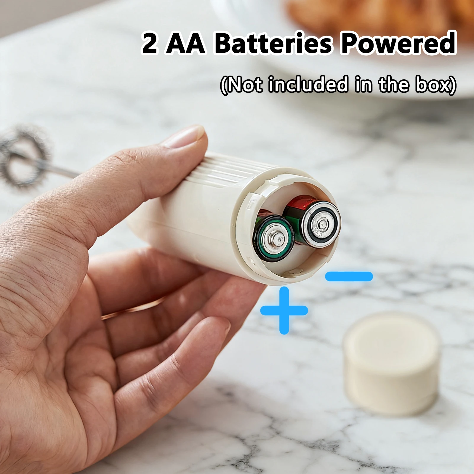 أداة خلط المطبخ الصغيرة المحمولة لصانع رغوة الحليب والقهوة، اختيار هدية ممتاز لحفلات الانتقال لمنزل جديد