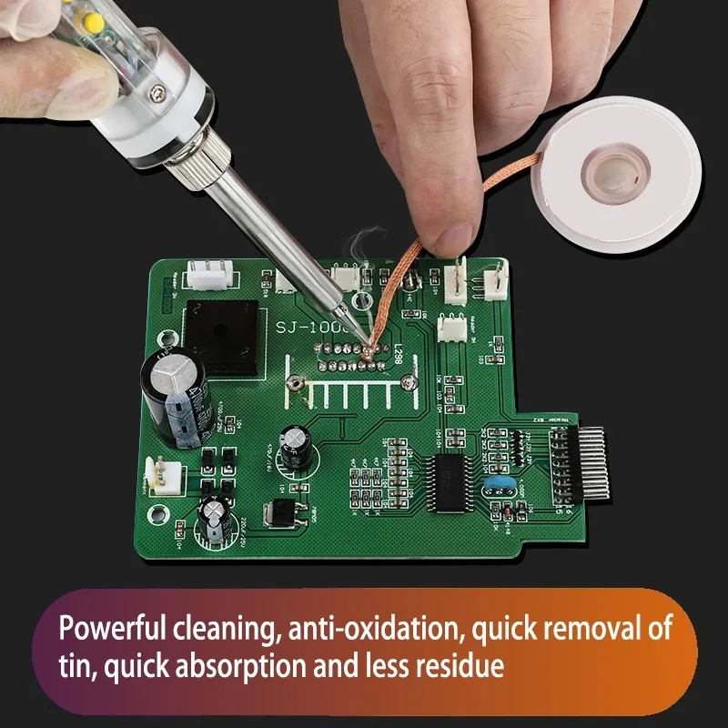 Desoldering Wire 1.0/1.5/2.0/2.5/3.0/3.5mm Braid Soldering Mesh Welding Parts Low Residue No-Clean Solder Tin Remover Tool