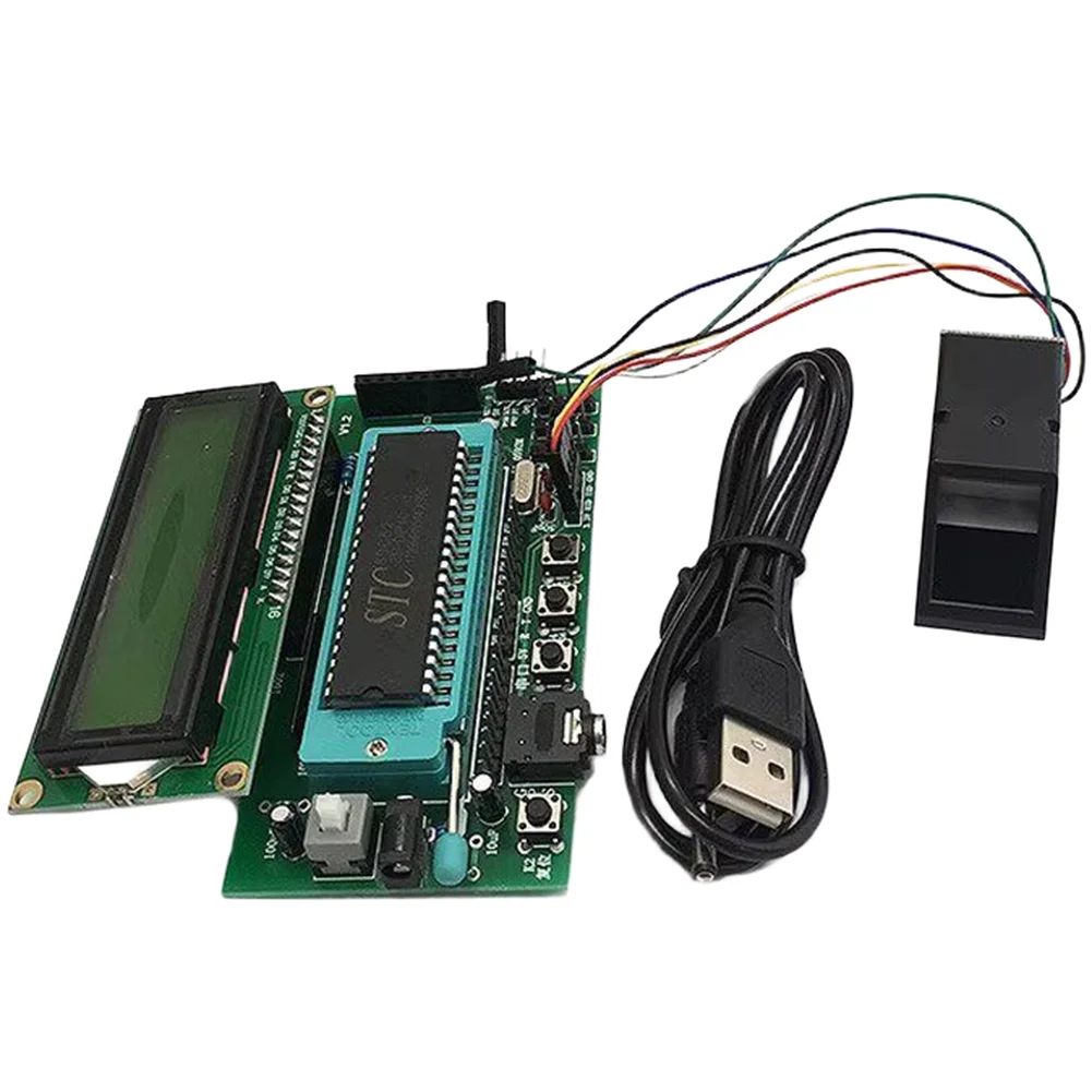 AS608 Optical Fingerprint Sensor Module For STM32 Control Attendance System Biometric Recognition Development Board Tool