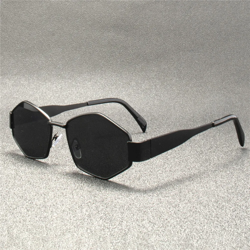 Vintage Punk Stil Sonnenbrille Männer Retro Runde Metall Rahmen Frauen Sonnenbrille Mode Brillen – Detail 3