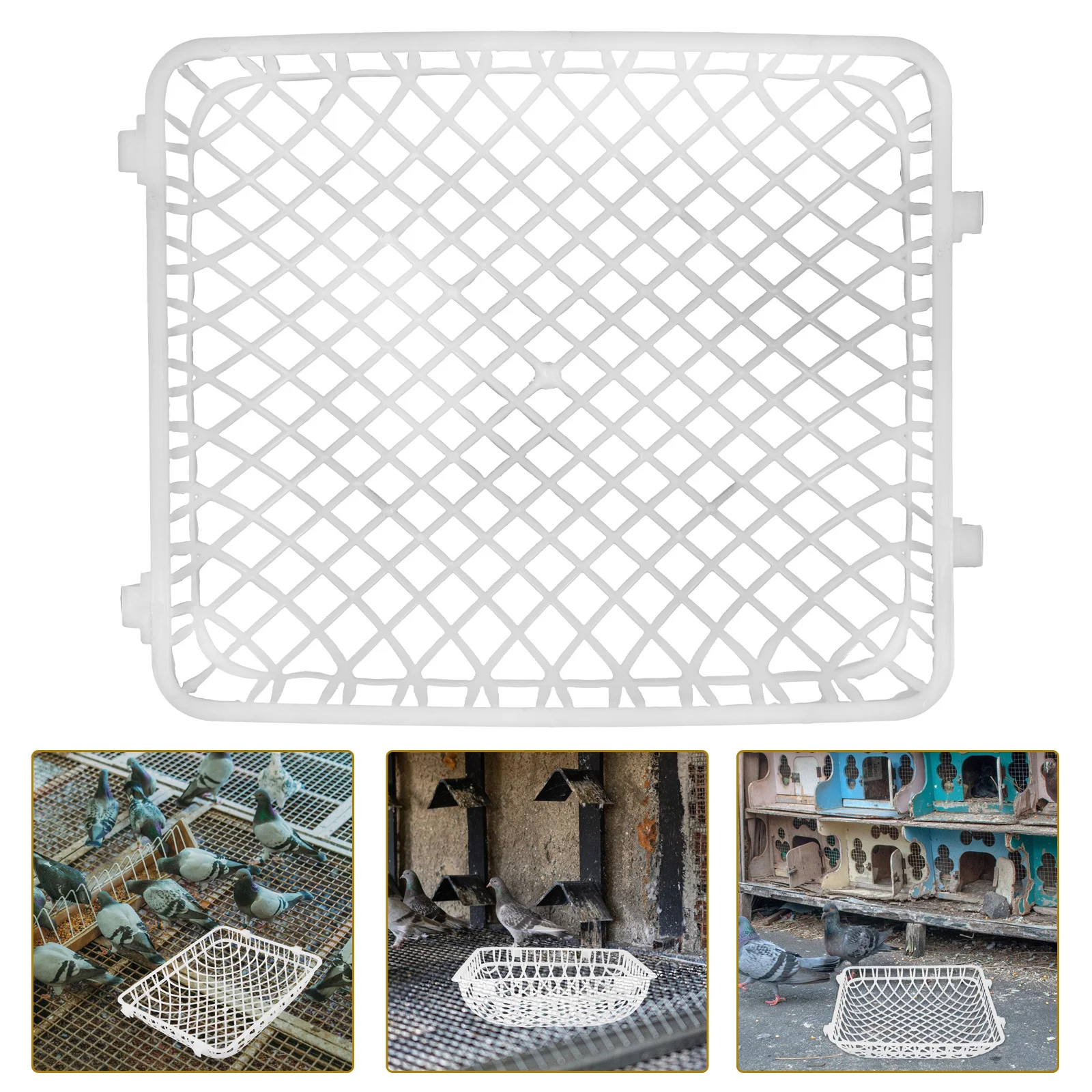 

4pcs Pigeon Nest Bowls 23X26cm Plastic Bird Breeding Houses Quails Hatching Basins Durable Safe Large Laying Boxes