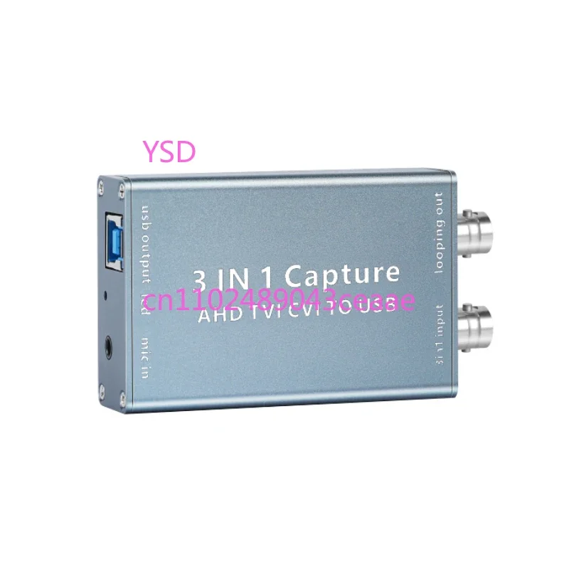 2pcs 1080P 60fps AHD TVI CVI to USB 3.0 Video Capture Card HD Record Box for Live Streaming TVI CVI Card