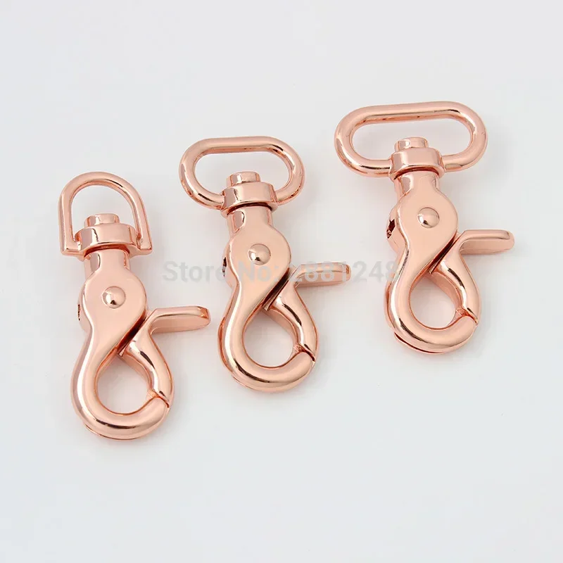 6 Colors 13/20/25MM Trigger Snap Hook Brush Antique Brass Metal Trigger Snap Hook Swivel Clasp Hooks Hardware Handbags Purses