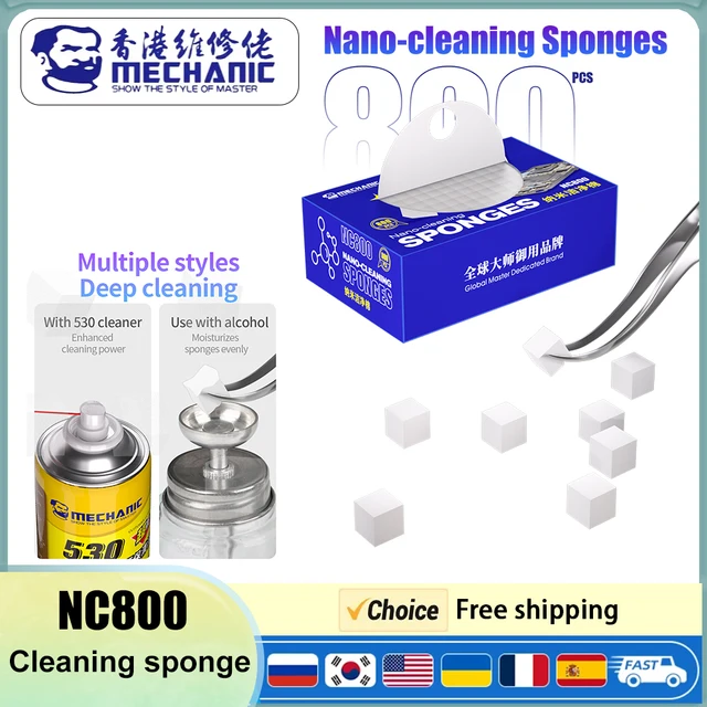 MECHANIC Nano-Cleaning Sponges Professional Electronic Cleaning Cotton for Keyboards PCB Motherboards & Precision Components MECHANIC Nano-Cleaning Sponges Professional Electronic Cleaning Cotton for Keyboards PCB Motherboards & Precision Components
